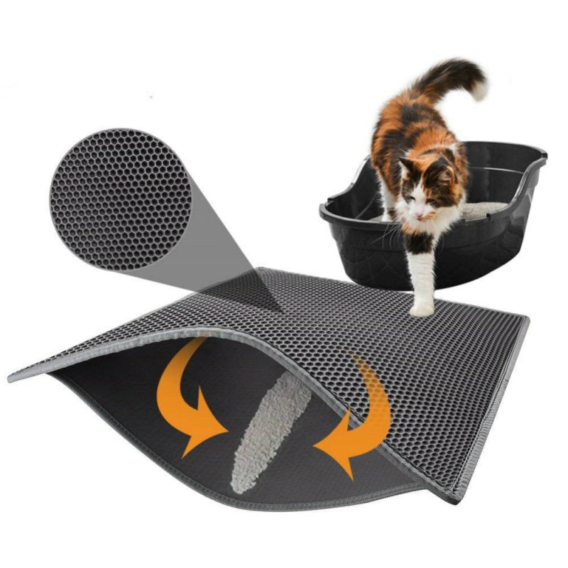 PetCheery CleanStep Honeycomb Litter Mat